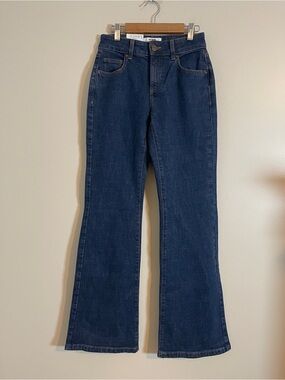 Cotton On Jeans Womens 2 Blue Stretch Bootleg Jean Normcore Classic Minimalist